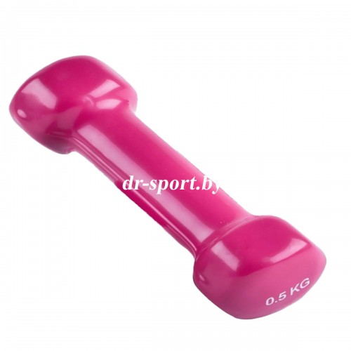 Гантель виниловая 0,5 кг. 7104MY-6